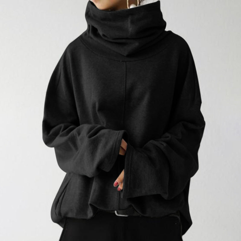 Matilda® | Trendiger einfarbiger Turtle-Neck Pullover