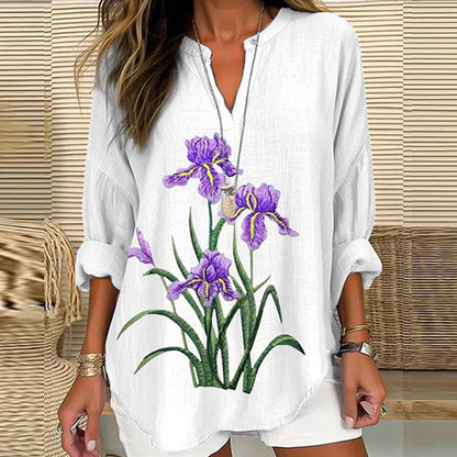 Oklyn® | Bluse mit Blumenmuster für Frauen