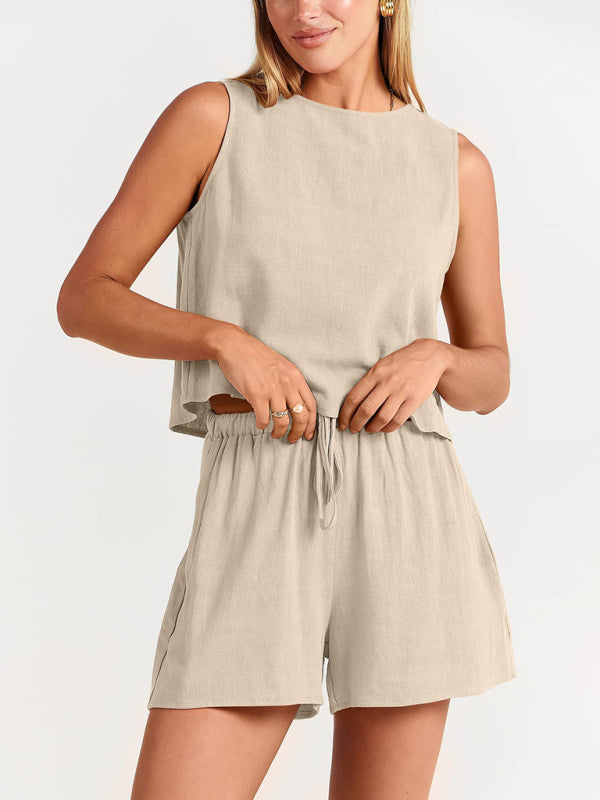 Cropped Sleeveless Top