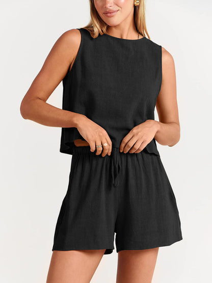 Cropped Sleeveless Top